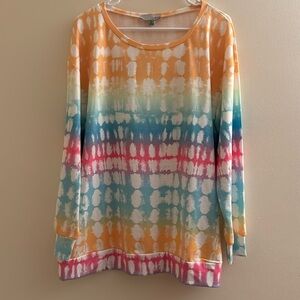 LUUKSE Tie Dye Oversized Sweatshirt